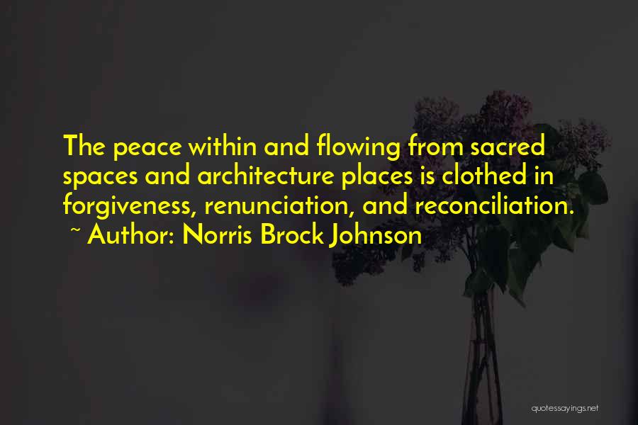 Sacred Places Quotes By Norris Brock Johnson