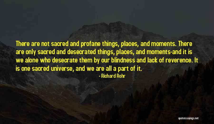 Sacred Places Quotes By Richard Rohr