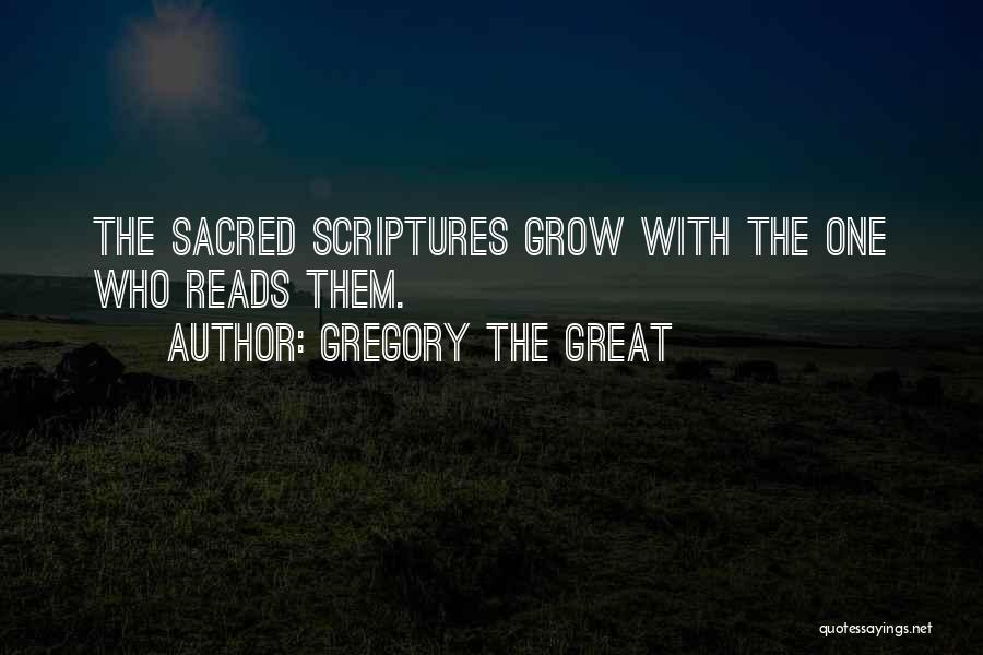 Sacred Scripture Quotes By Gregory The Great