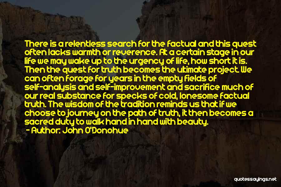 Sacred Search Quotes By John O'Donohue