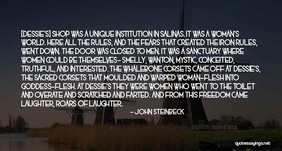 Sacred Woman Quotes By John Steinbeck