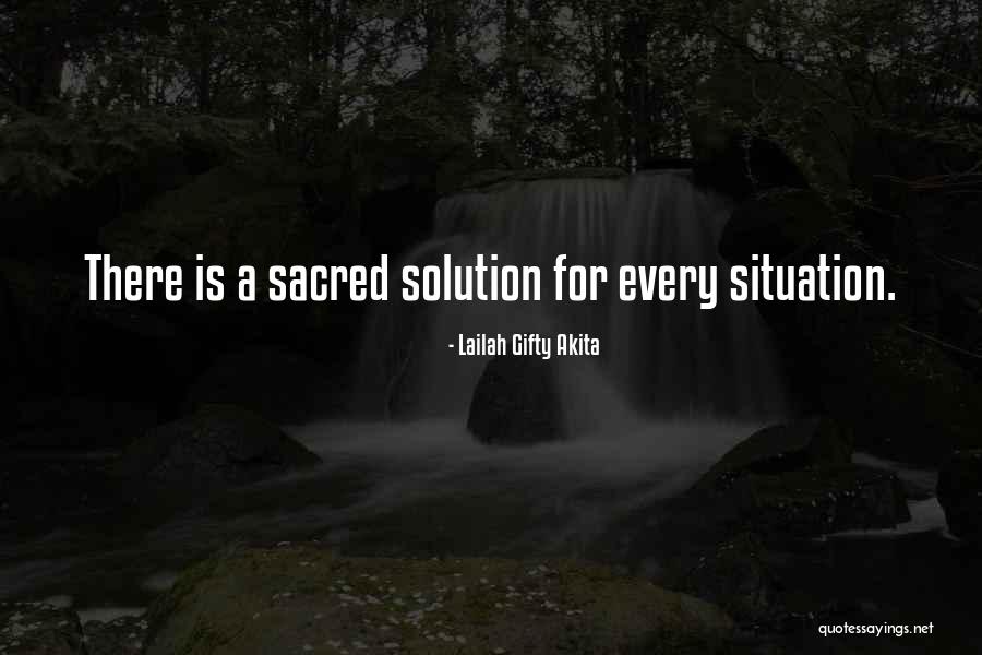 Sacred Woman Quotes By Lailah Gifty Akita