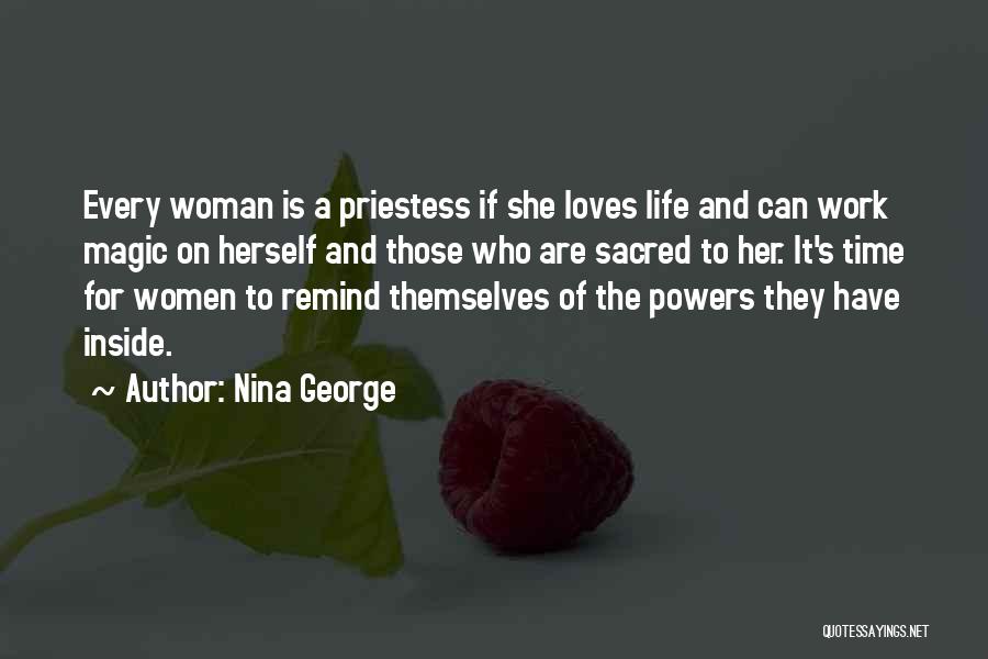 Sacred Woman Quotes By Nina George