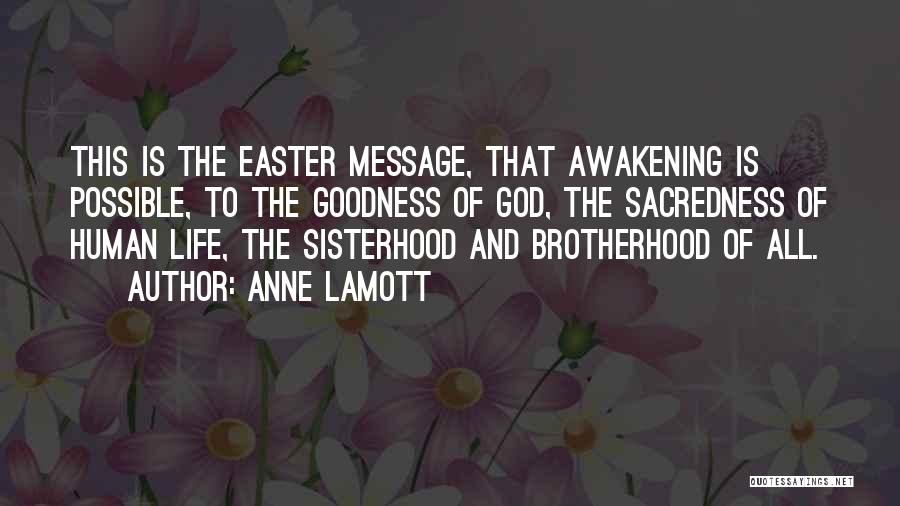 Sacredness Of Life Quotes By Anne Lamott