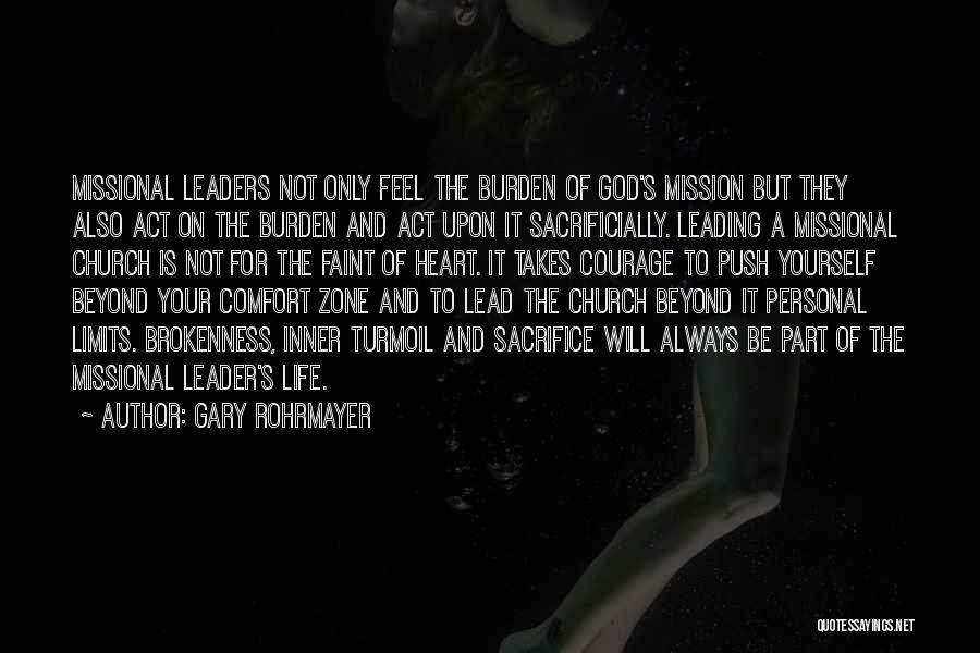 Sacrifice And Leadership Quotes By Gary Rohrmayer