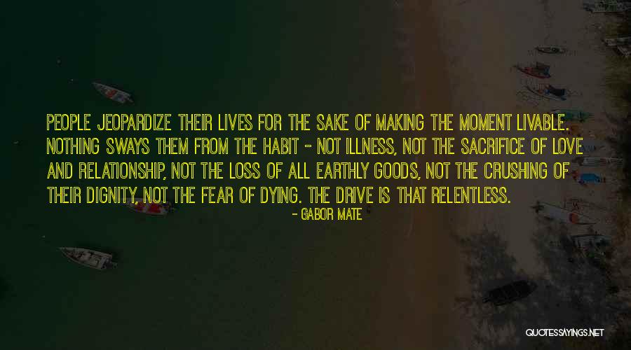 Sacrifice And Loss Quotes By Gabor Mate