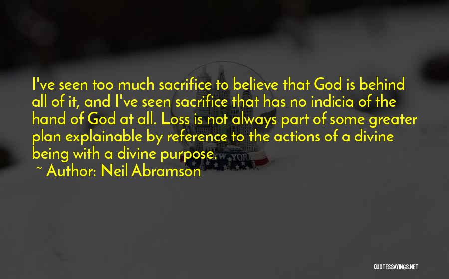 Sacrifice And Loss Quotes By Neil Abramson