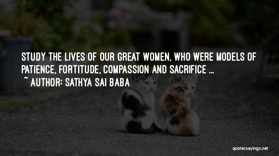 Sacrifice And Patience Quotes By Sathya Sai Baba