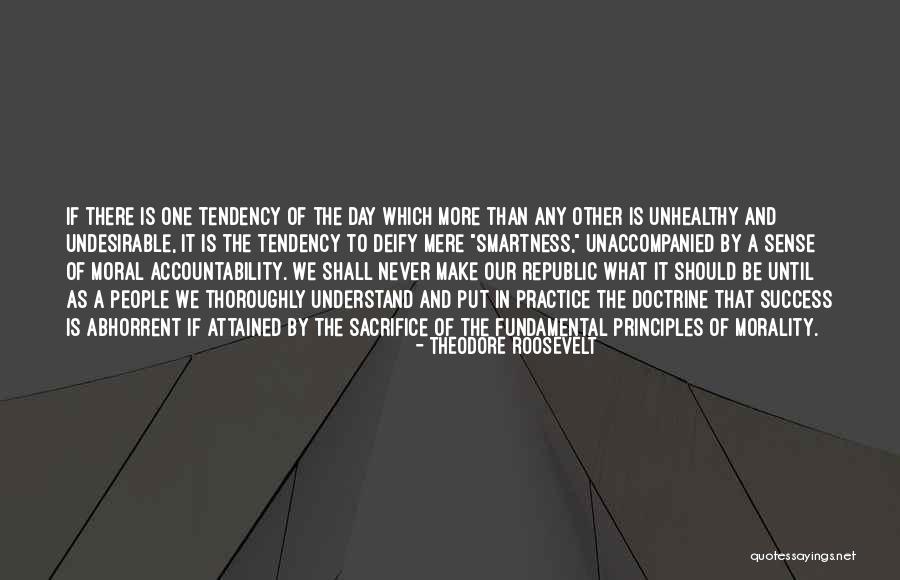 Sacrifice And Success Quotes By Theodore Roosevelt