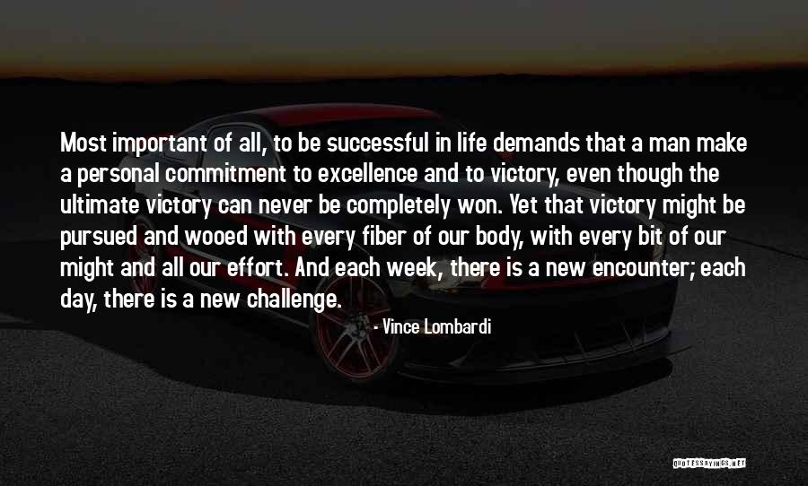 Sacrifice And Victory Quotes By Vince Lombardi