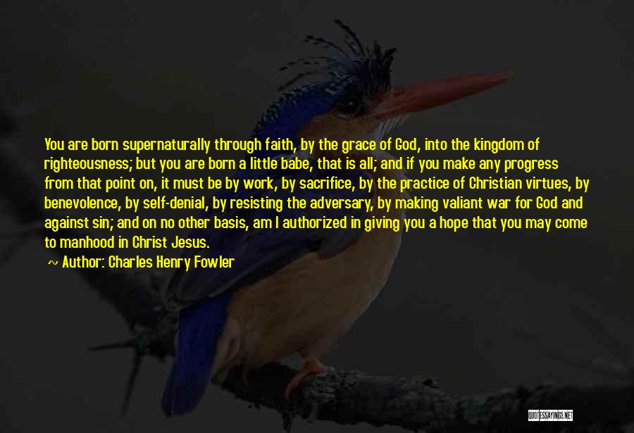 Sacrifice And War Quotes By Charles Henry Fowler
