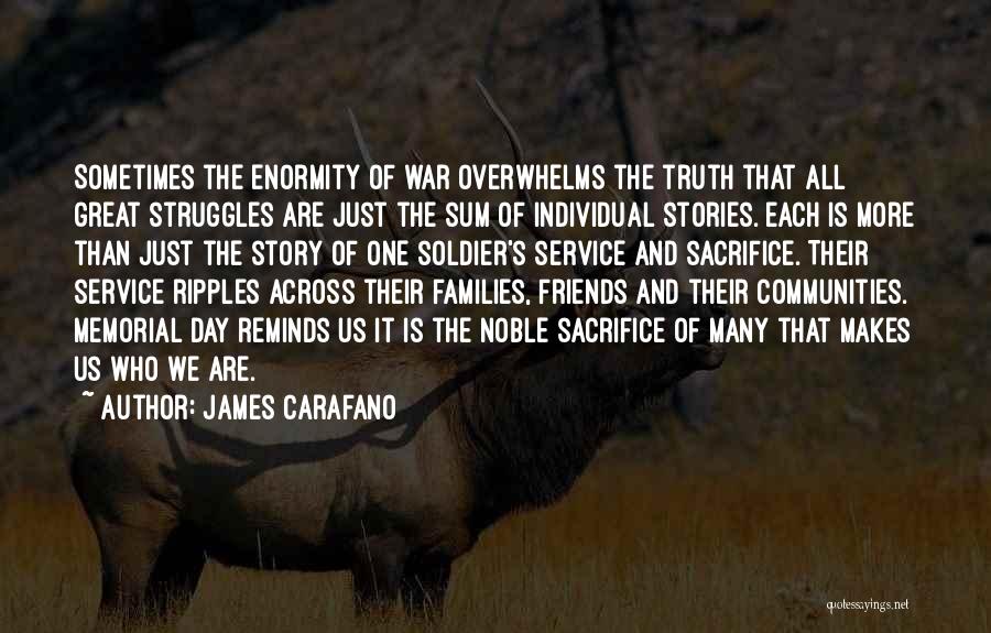 Sacrifice And War Quotes By James Carafano