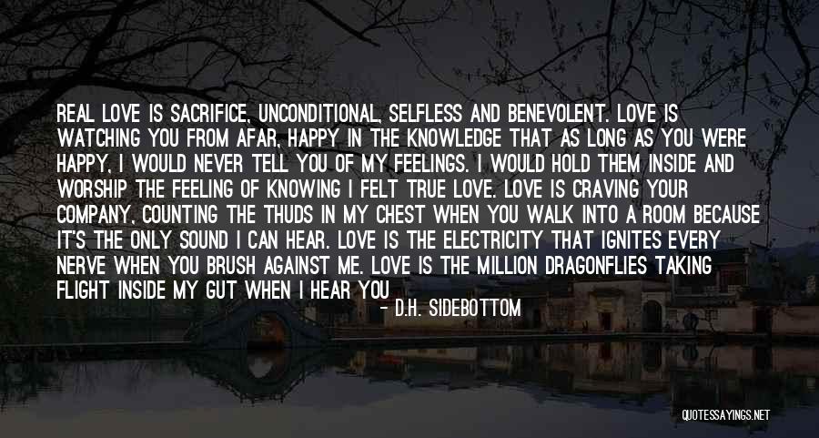 Sacrifice Because Of Love Quotes By D.H. Sidebottom