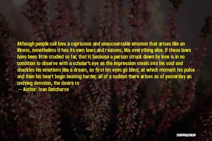 Sacrifice Because Of Love Quotes By Ivan Goncharov