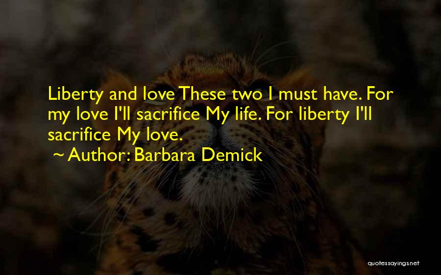 Sacrifice For Quotes By Barbara Demick