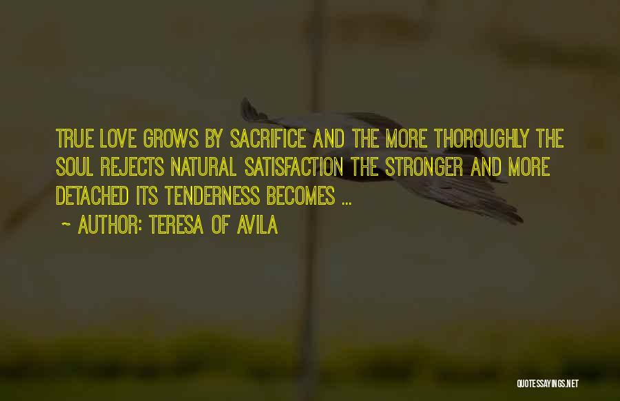 Sacrifice For True Love Quotes By Teresa Of Avila