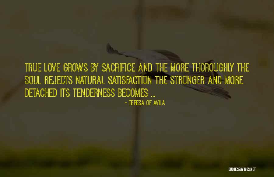 Sacrifice For True Love Quotes By Teresa Of Avila