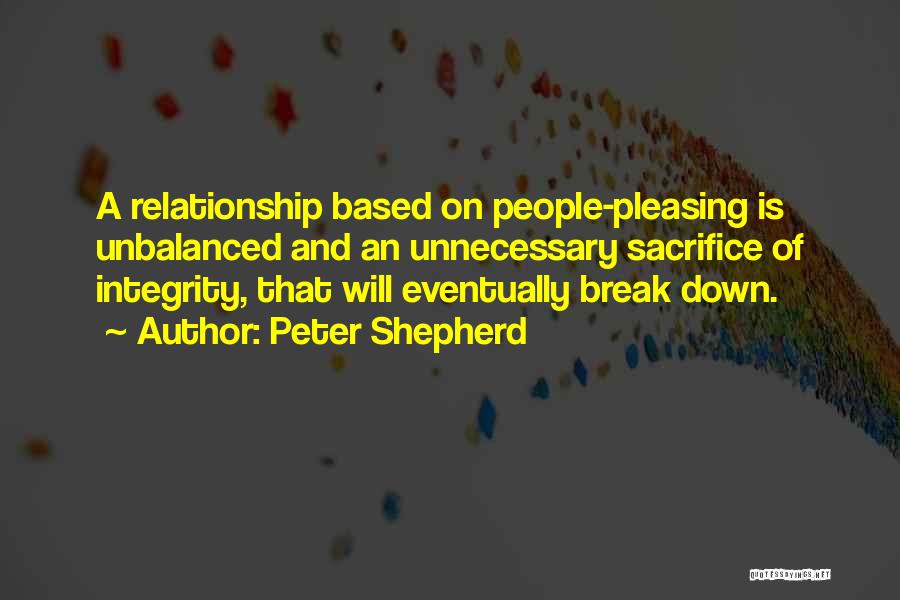 Sacrifice In A Relationship Quotes By Peter Shepherd