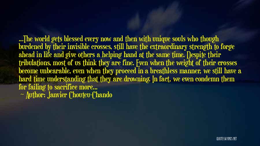 Sacrifice Love For Friendship Quotes By Janvier Chouteu-Chando