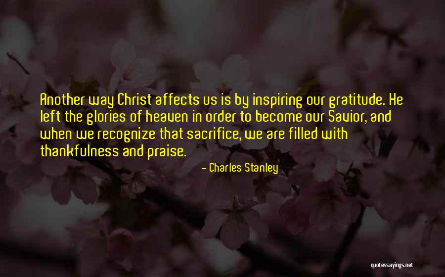 Sacrifice Of Jesus Quotes By Charles Stanley