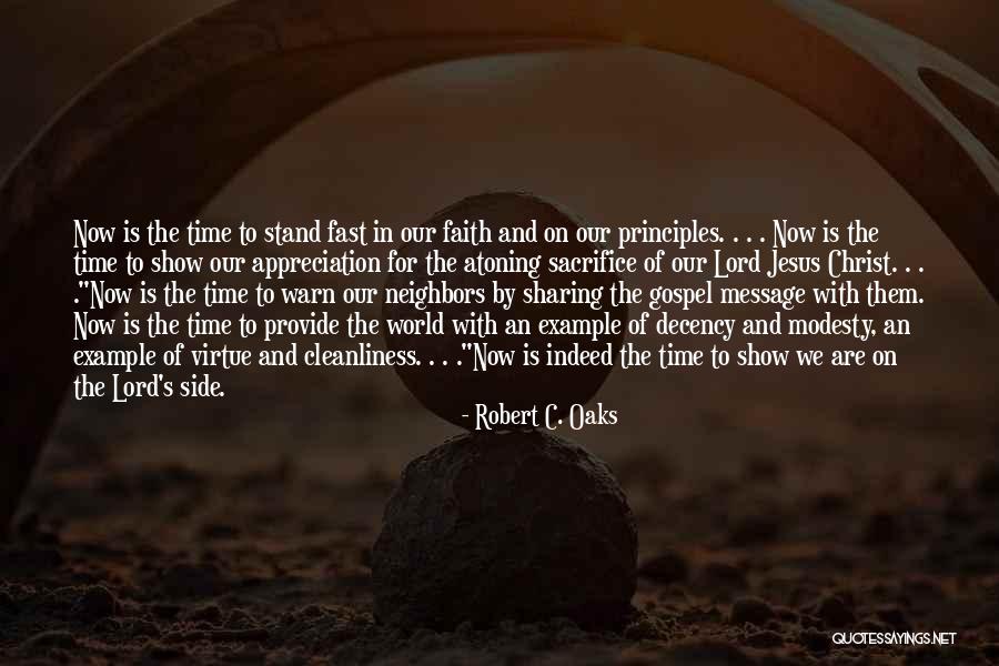 Sacrifice Of Jesus Quotes By Robert C. Oaks