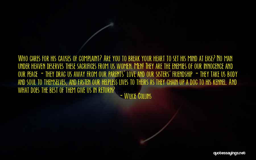Sacrifices For Love Quotes By Wilkie Collins Sacrifices For Love Quotes By Wilkie Collins