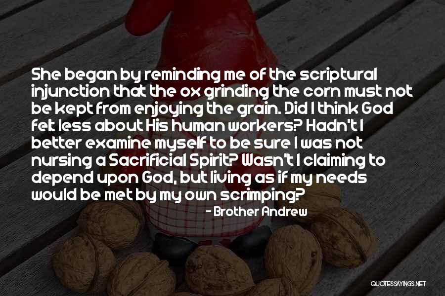 Sacrificial Quotes By Brother Andrew Sacrificial Quotes By Brother Andrew