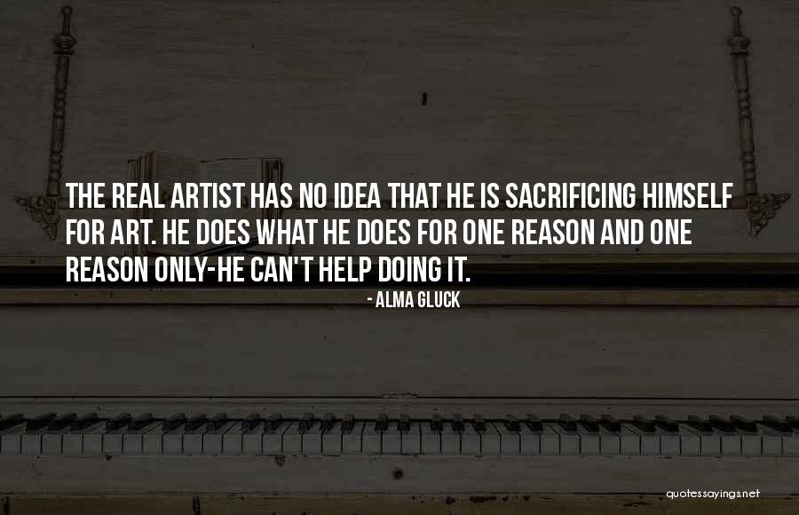 Sacrificing Self For Others Quotes By Alma Gluck Sacrificing Self For Others Quotes By Alma Gluck