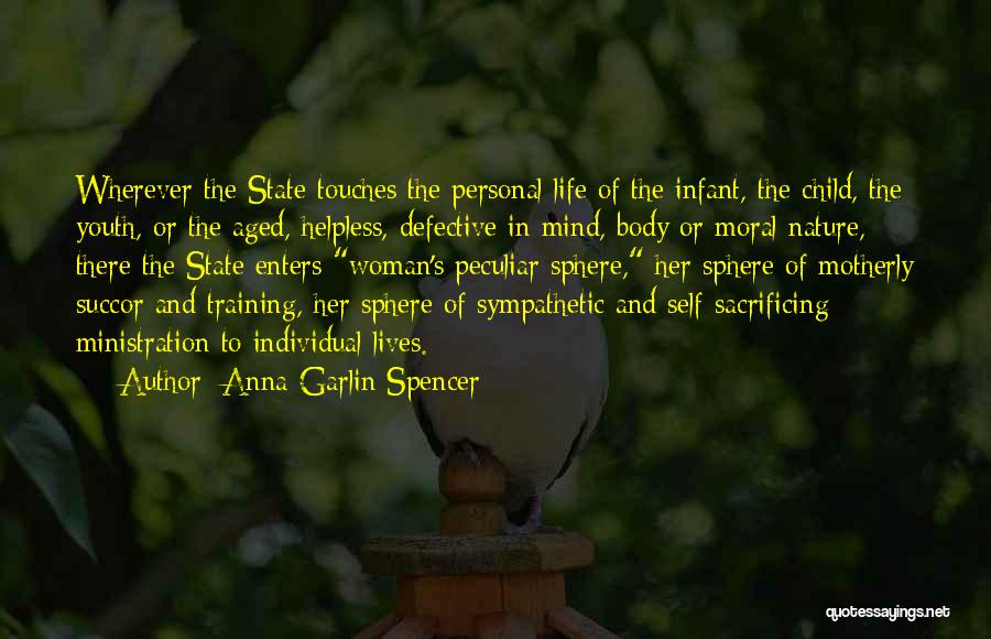 Sacrificing Your Life For Others Quotes By Anna Garlin Spencer