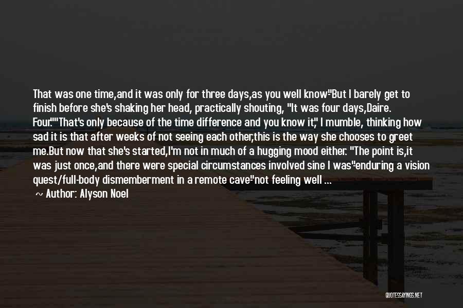 Sad Accident Quotes By Alyson Noel