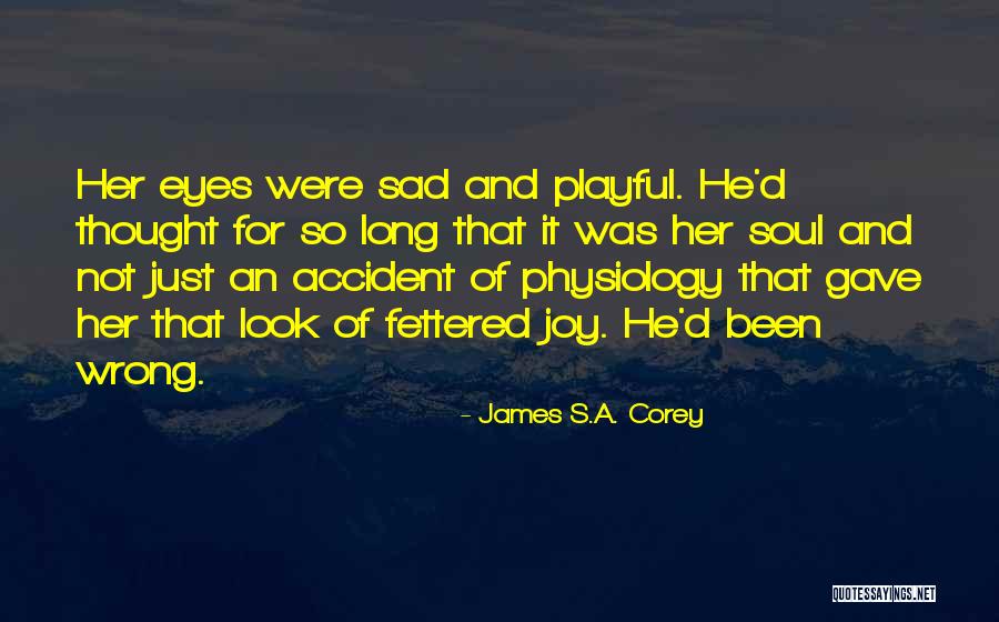 Sad Accident Quotes By James S.A. Corey