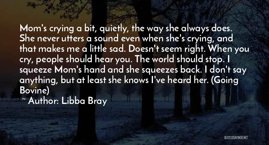 Sad And Crying Quotes By Libba Bray