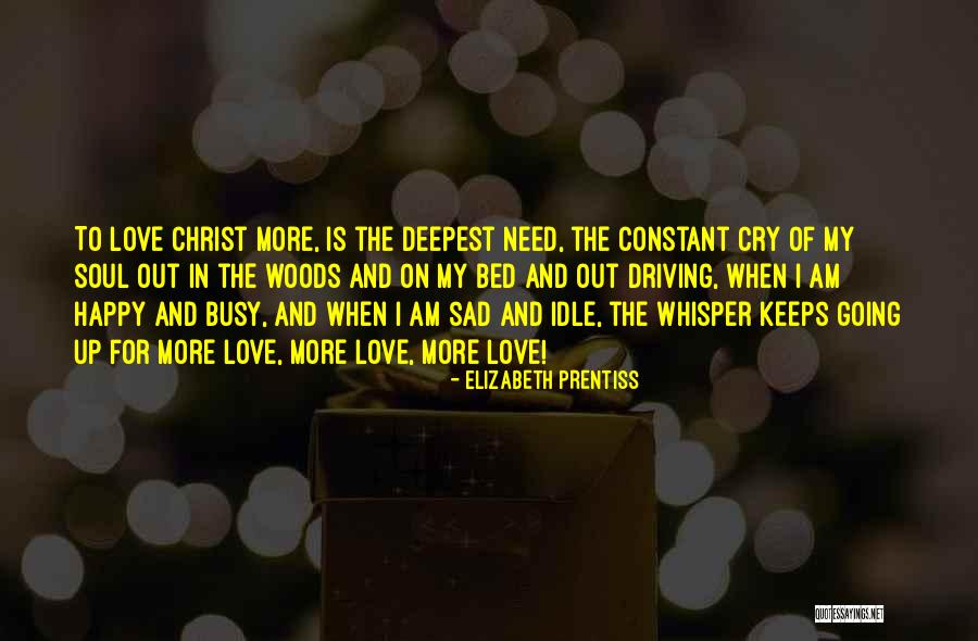 Sad And Happy Love Quotes By Elizabeth Prentiss