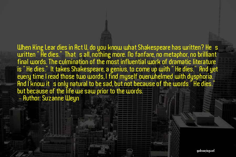 Sad And Overwhelmed Quotes By Suzanne Weyn