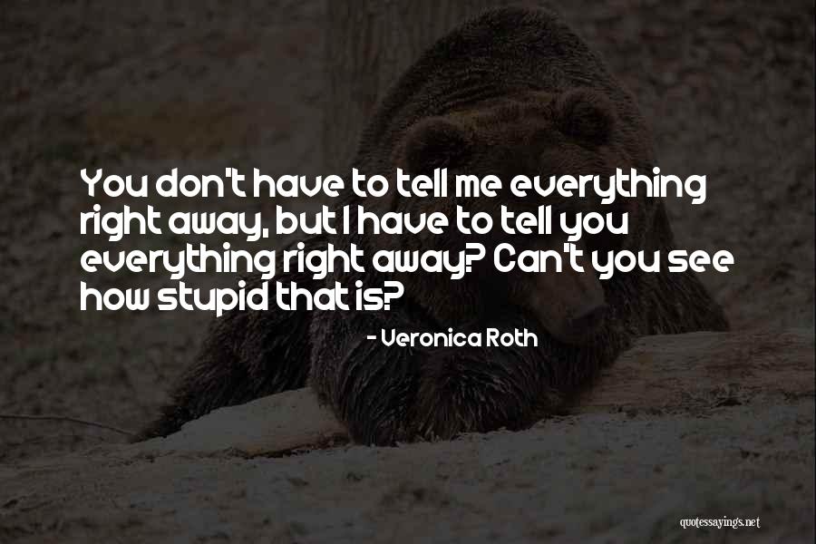 Sad And Pain Quotes By Veronica Roth