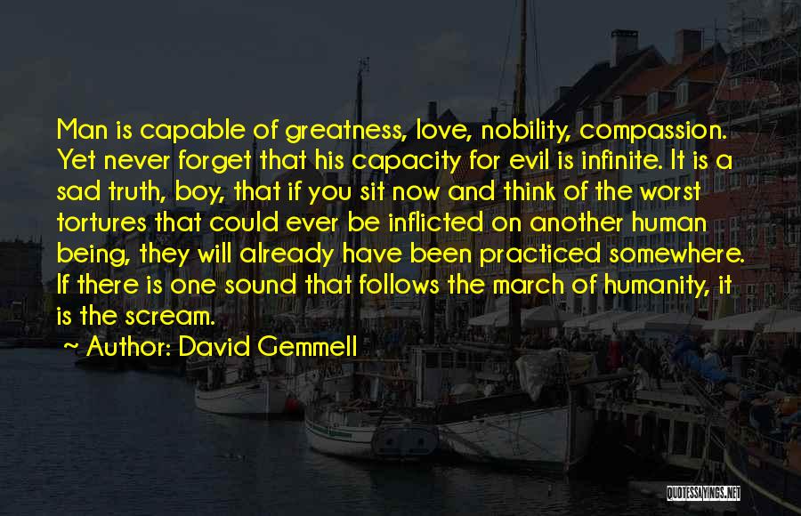 Sad Boy Love Quotes By David Gemmell