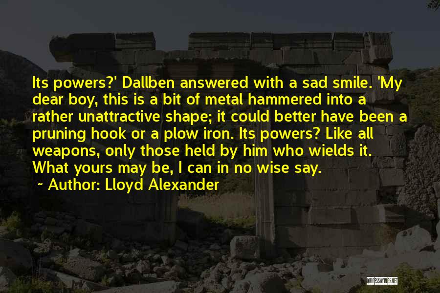 Sad Boy Quotes By Lloyd Alexander