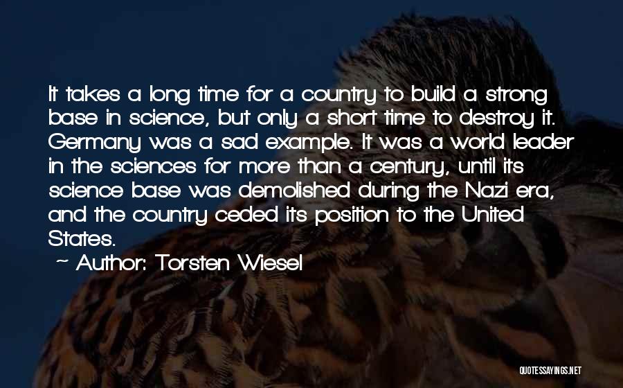 Sad But Strong Quotes By Torsten Wiesel
