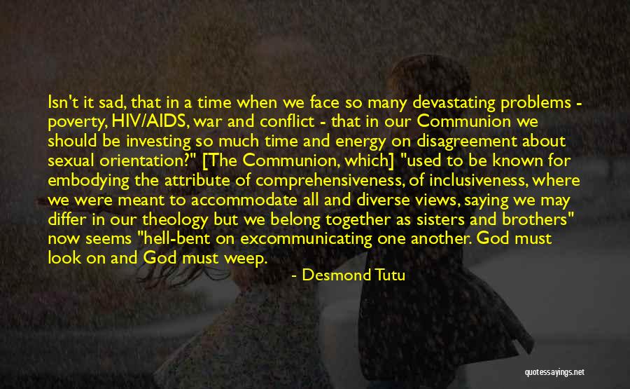 Sad Devastating Quotes By Desmond Tutu