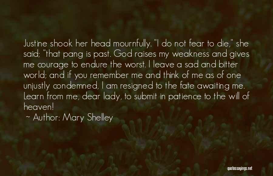 Sad Die Quotes By Mary Shelley