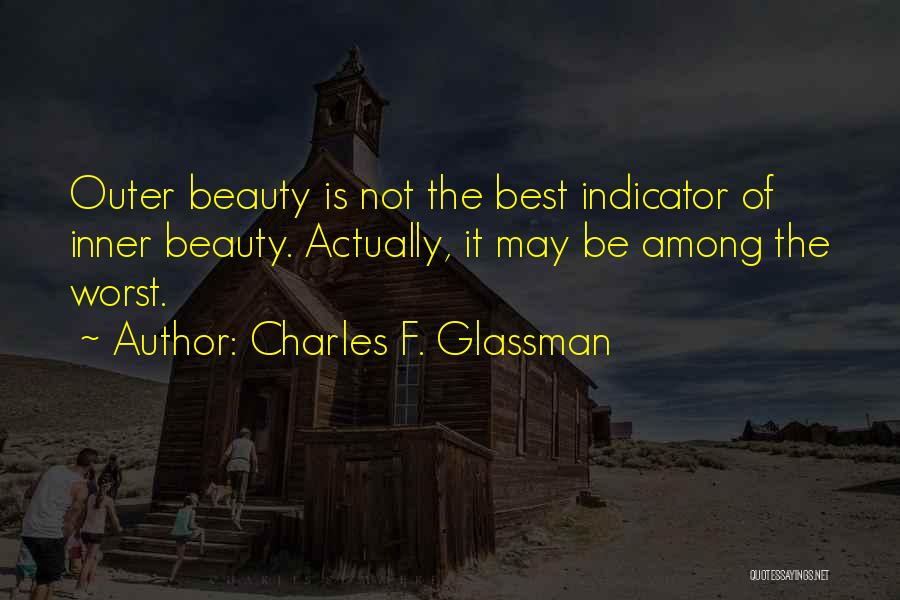Sad Dp Quotes By Charles F. Glassman