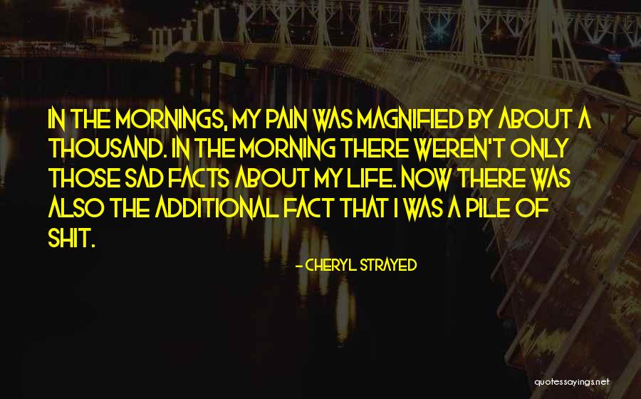 Sad Facts In Life Quotes By Cheryl Strayed Sad Facts In Life Quotes By Cheryl Strayed