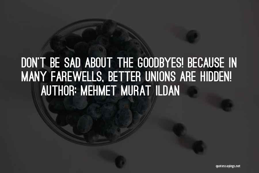 Sad Farewells Quotes By Mehmet Murat Ildan