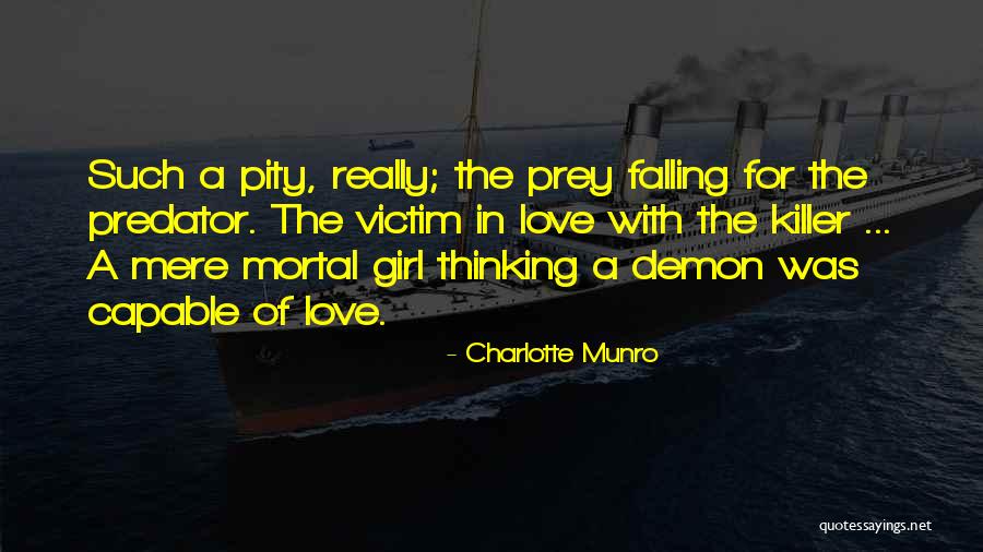 Sad Girl With Quotes By Charlotte Munro