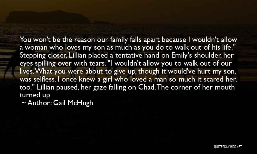 Sad Girl With Quotes By Gail McHugh
