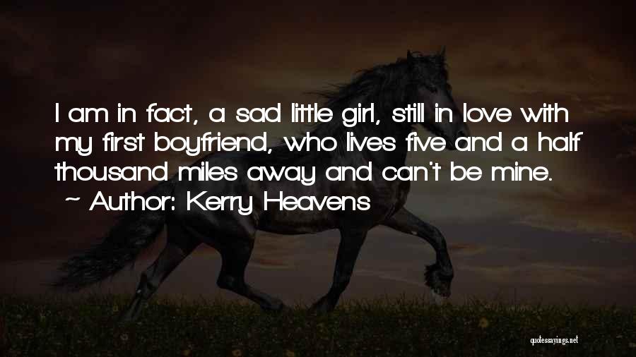 Sad Girl With Quotes By Kerry Heavens