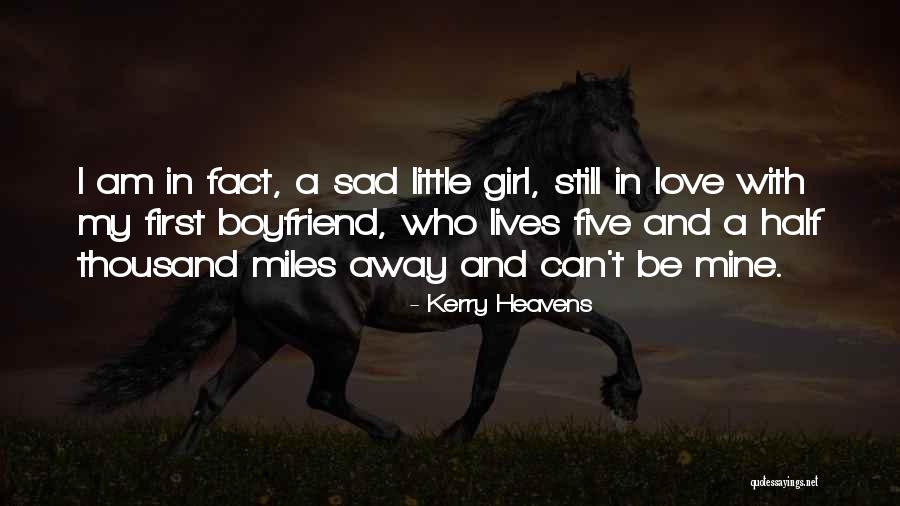 Sad Girl With Quotes By Kerry Heavens