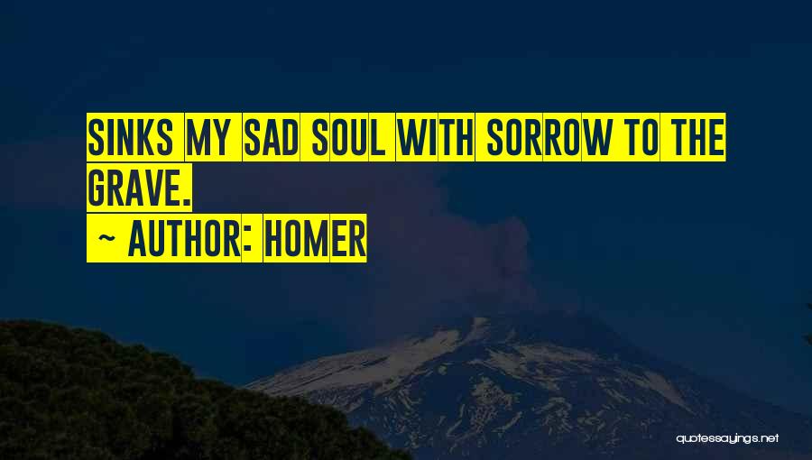 Sad Grave Quotes By Homer