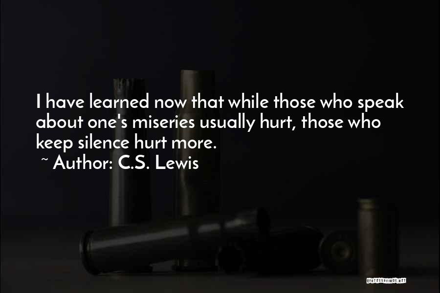 Sad Hurt Quotes By C.S. Lewis