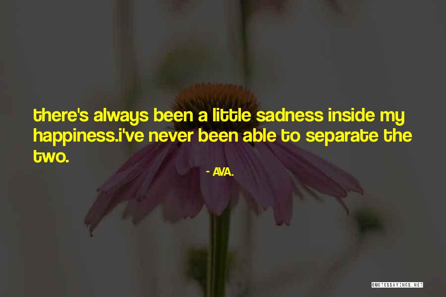 Sad Little Love Quotes By AVA.